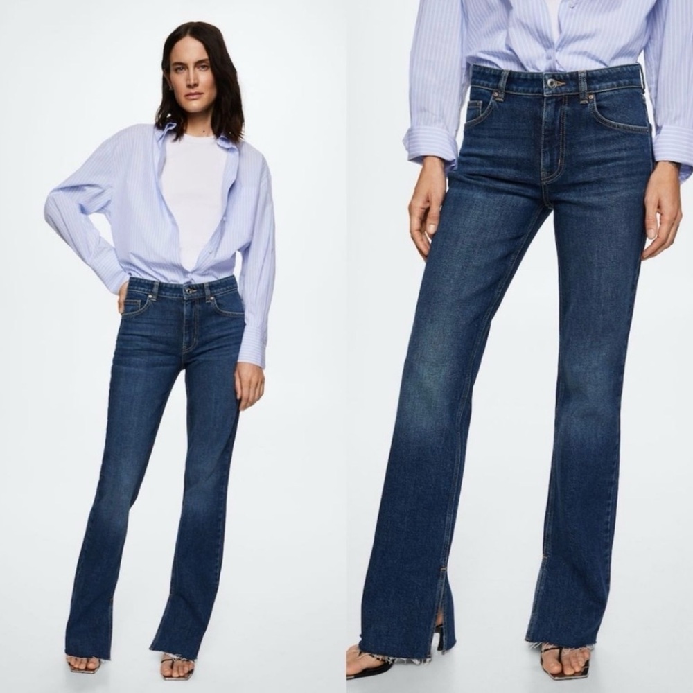 MANGO Slit Jeans size 12
